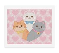 ERSTSNCK Lovely Cat Pattern Paint by Numbers for Adults Beginner 40x50cm DIY Painting Kit with HD Canvas & Acrylic Paints, Complete Crafts Set for Home Decor, Gifts, Stress Relief