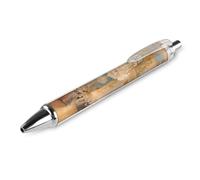 ERSTSNCK Luxurious Palace Ball Black Ballpoint Pens Fine Point (0.5mm) Black Ink Pen Retractable Ball Point Pens with Comfortable Full Grip for Journaling, And Office Writing Ideal 1 PCS