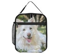 ERSTSNCK Lying on The Grass Lunch Bag for Adults Reusable Insulated Lunchbox Leakproof Small Lunch Box Tote for Men & Women Portable Food Cooler Bag for Work, Office, Picnics