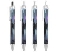 ERSTSNCK Magician in Castle Ruins Black Ballpoint Pens Fine Point (0.5mm) Black Ink Pen Retractable Ball Point Pens with Comfortable Full Grip for Journaling, And Office Writing Ideal 4 PCS