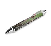 ERSTSNCK Male Red-bellied Woodpecker Black Ballpoint Pens Fine Point (0.5mm) Black Ink Pen Retractable Ball Point Pens with Comfortable Full Grip for Journaling, And Office Writing Ideal 1 PCS