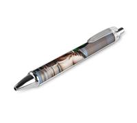 ERSTSNCK Mallard Duck Black Ballpoint Pens Fine Point (0.5mm) Black Ink Pen Retractable Ball Point Pens with Comfortable Full Grip for Journaling, And Office Writing Ideal 1 PCS