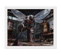 ERSTSNCK Mechanical Creature Diamond Painting Kits for Adults 16"x20" 5D Diamond Art Kits for Beginners DIY Full Drill Round Diamonds Gem Art Crafts Painting for Home Wall Decor