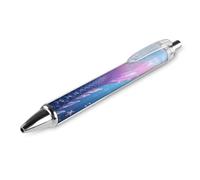 ERSTSNCK Mermaid Tail Black Ballpoint Pens Fine Point (0.5mm) Black Ink Pen Retractable Ball Point Pens with Comfortable Full Grip for Journaling, And Office Writing Ideal 1 PCS