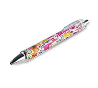 ERSTSNCK Mexican Otomi Animals Black Ballpoint Pens Fine Point (0.5mm) Black Ink Pen Retractable Ball Point Pens with Comfortable Full Grip for Journaling, And Office Writing Ideal 1 PCS