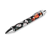 ERSTSNCK Monster Face Black Ballpoint Pens Fine Point (0.5mm) Black Ink Pen Retractable Ball Point Pens with Comfortable Full Grip for Journaling, And Office Writing Ideal 1 PCS