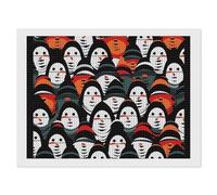 ERSTSNCK Monster Face Diamond Painting Kits for Adults 12"x16" 5D Diamond Art Kits for Beginners DIY Full Drill Round Diamonds Gem Art Crafts Painting for Home Wall Decor