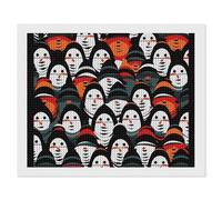 ERSTSNCK Monster Face Diamond Painting Kits for Adults 16"x20" 5D Diamond Art Kits for Beginners DIY Full Drill Round Diamonds Gem Art Crafts Painting for Home Wall Decor