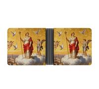 ERSTSNCK Myth Queen Wallet for Men Bifold Rfid Blocking Slim Money Clip Front Pocket Wallet Card Holder