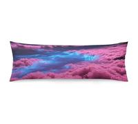 ERSTSNCK Noctiluca Bloom Body Pillow Pillowcase 20"x54" Lumbar Throw Pillow Covers with Hidden Zipper Breathable & Cozy Full Long Bodypillow Case Cover for Sleeping Bedroom Couch Sofa Decor