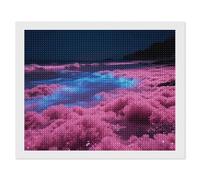 ERSTSNCK Noctiluca Bloom Diamond Painting Kits for Adults 16"x20" 5D Diamond Art Kits for Beginners DIY Full Drill Round Diamonds Gem Art Crafts Painting for Home Wall Decor