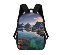 ERSTSNCK Norway Islands Laptop Backpack for Travel Work Cute Bookbag Computer Backpack Casual Daypack