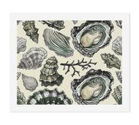 ERSTSNCK Oysters And Shells Paint by Numbers for Adults Beginner 40x50cm DIY Painting Kit with HD Canvas & Acrylic Paints, Complete Crafts Set for Home Decor, Gifts, Stress Relief