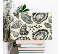 ERSTSNCK Oysters And Shells Wall Decor For Living Room Large Canvas Wall Art For Bedroom Modern Office Pictures Wall Artwork Landscape Paintings Canvas Art Prints Home Decorations 24x16inch(60x40cm)
