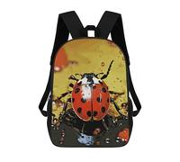 ERSTSNCK Paint Spotted Ladybug Laptop Backpack for Travel Work Cute Bookbag Computer Backpack Casual Daypack