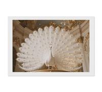 ERSTSNCK Peacock on Gilded Rail Diamond Painting Kits for Adults 8"x12" 5D Diamond Art Kits for Beginners DIY Full Drill Round Diamonds Gem Art Crafts Painting for Home Wall Decor