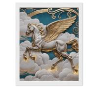ERSTSNCK Pegasus Cloud Flight Diamond Painting Kits for Adults 16"x20" 5D Diamond Art Kits for Beginners DIY Full Drill Round Diamonds Gem Art Crafts Painting for Home Wall Decor (No Frame)
