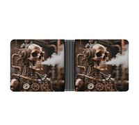 ERSTSNCK Picasso Style Wallet for Men Bifold Rfid Blocking Slim Money Clip Front Pocket Wallet Card Holder