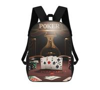 ERSTSNCK Poker Tournament Laptop Backpack for Travel Work Cute Bookbag Computer Backpack Casual Daypack