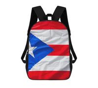 ERSTSNCK Puerto Rico Flag Laptop Backpack for Travel Work Cute Bookbag Computer Backpack Casual Daypack