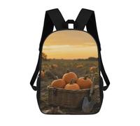 ERSTSNCK Pumpkins in Field Laptop Backpack for Travel Work Cute Bookbag Computer Backpack Casual Daypack