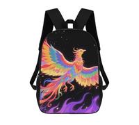ERSTSNCK Radiant Phoenix Laptop Backpack for Travel Work Cute Bookbag Computer Backpack Casual Daypack