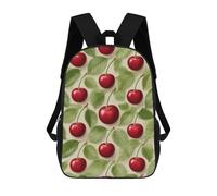 ERSTSNCK Red Cherry Pattern Laptop Backpack for Travel Work Cute Bookbag Computer Backpack Casual Daypack