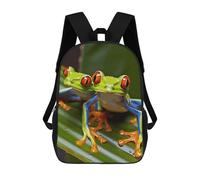 ERSTSNCK Red Eyed Tree Frog Laptop Backpack for Travel Work Cute Bookbag Computer Backpack Casual Daypack