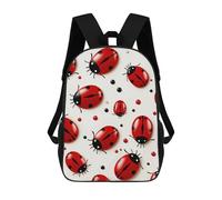 ERSTSNCK Red Ladybug Laptop Backpack for Travel Work Cute Bookbag Computer Backpack Casual Daypack