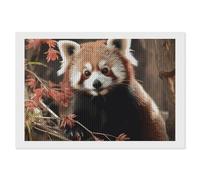 ERSTSNCK Red Pandas Diamond Painting Kits for Adults 8"x12" 5D Diamond Art Kits for Beginners DIY Full Drill Round Diamonds Gem Art Crafts Painting for Home Wall Decor