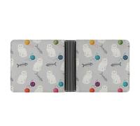 ERSTSNCK Red Yellow Sun Wallet for Men Bifold Rfid Blocking Slim Money Clip Front Pocket Wallet Card Holder