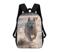 ERSTSNCK Running on The Beach Laptop Backpack for Travel Work Cute Bookbag Computer Backpack Casual Daypack