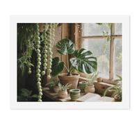 ERSTSNCK Sage Green Boho Paint by Numbers for Adults Beginner 30x40cm DIY Painting Kit with HD Canvas & Acrylic Paints, Complete Crafts Set for Home Decor, Gifts, Stress Relief