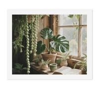 ERSTSNCK Sage Green Boho Paint by Numbers for Adults Beginner 40x50cm DIY Painting Kit with HD Canvas & Acrylic Paints, Complete Crafts Set for Home Decor, Gifts, Stress Relief