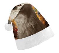 ERSTSNCK Santa Hat for Adults - White Camel Christmas Hat with White Pom Pom, Classic Xmas Cap for Party