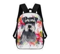 ERSTSNCK Schnauzer Laptop Backpack for Travel Work Cute Bookbag Computer Backpack Casual Daypack