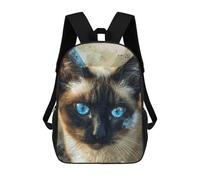 ERSTSNCK Siamese Cat Art Laptop Backpack for Travel Work Cute Bookbag Computer Backpack Casual Daypack