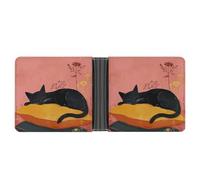 ERSTSNCK Sleep on Pillow Wallet for Men Bifold Rfid Blocking Slim Money Clip Front Pocket Wallet Card Holder