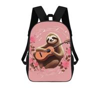 ERSTSNCK Sloth with Musical Notes on Background Laptop Backpack for Travel Work Cute Bookbag Computer Backpack Casual Daypack