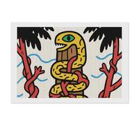 ERSTSNCK Snake Totem Pole Diamond Painting Kits for Adults 8"x12" 5D Diamond Art Kits for Beginners DIY Full Drill Round Diamonds Gem Art Crafts Painting for Home Wall Decor