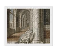 ERSTSNCK Snow Leopard Diamond Painting Kits for Adults 16"x20" 5D Diamond Art Kits for Beginners DIY Full Drill Round Diamonds Gem Art Crafts Painting for Home Wall Decor