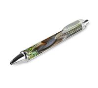 ERSTSNCK Squirrel in The Woods Black Ballpoint Pens Fine Point (0.5mm) Black Ink Pen Retractable Ball Point Pens with Comfortable Full Grip for Journaling, And Office Writing Ideal 1 PCS