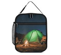 ERSTSNCK Starry Tent Lunch Bag for Adults Reusable Insulated Lunchbox Leakproof Small Lunch Box Tote for Men & Women Portable Food Cooler Bag for Work, Office, Picnics