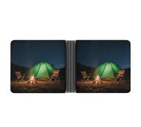 ERSTSNCK Starry Tent Wallet for Men Bifold Rfid Blocking Slim Money Clip Front Pocket Wallet Card Holder