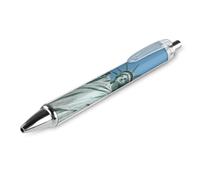 ERSTSNCK Statue of Liberty Black Ballpoint Pens Fine Point (0.5mm) Black Ink Pen Retractable Ball Point Pens with Comfortable Full Grip for Journaling, And Office Writing Ideal 1 PCS