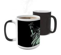 ERSTSNCK Statue of Liberty Pattern Color Changing Mug Heat Changing Coffee Mug Funny Magic Cup Heat Sensitive Travel Mugs Novelty Coffee Cups Personalized Customized Gift for Men Women 11 Oz
