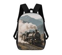 ERSTSNCK Steam Train in Mountains Laptop Backpack for Travel Work Cute Bookbag Computer Backpack Casual Daypack