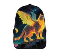 ERSTSNCK Steam Train Laptop Backpack for Travel Work, 16In Cute Bookbag, Computer Backpack, Casual Daypack, Strange Creature, 40x28x16cm