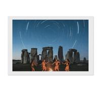 ERSTSNCK Stonehenge Starry Night Diamond Painting Kits for Adults 8"x12" 5D Diamond Art Kits for Beginners DIY Full Drill Round Diamonds Gem Art Crafts Painting for Home Wall Decor