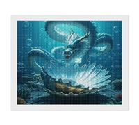 ERSTSNCK The Dragon King Diamond Painting Kits for Adults 16"x20" 5D Diamond Art Kits for Beginners DIY Full Drill Round Diamonds Gem Art Crafts Painting for Home Wall Decor